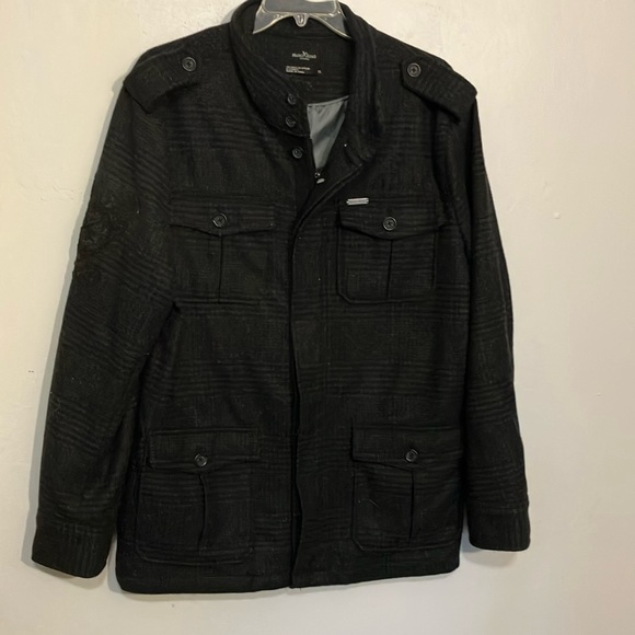 Marc Ecko men’s wool blend pea coat / jacket XL - Picture 1 of 16